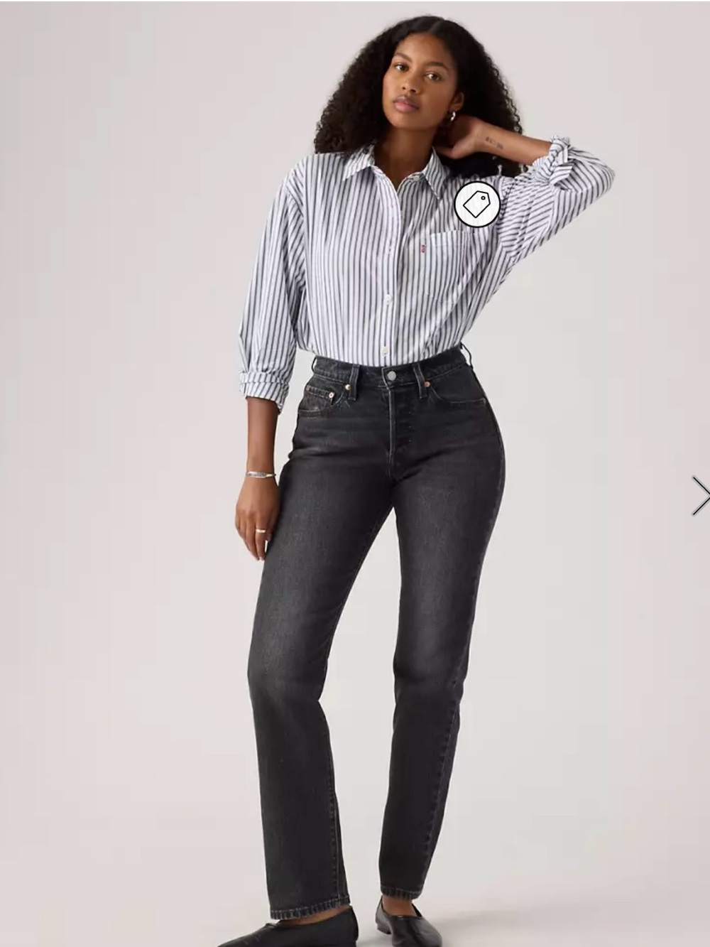Levi's 501 Curve Jeans in Black